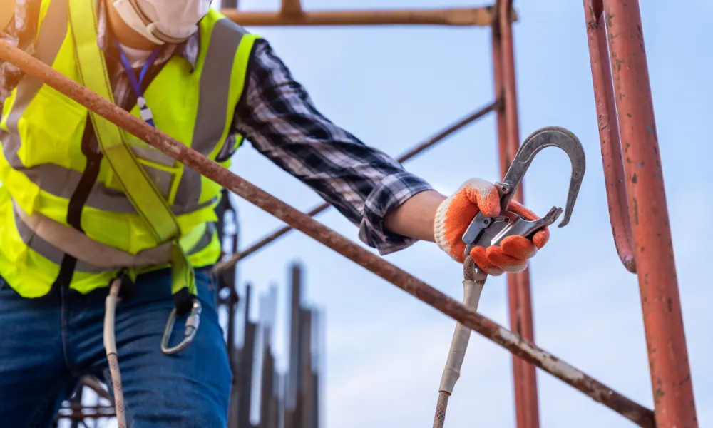 Pontos de ancoragem para trabalho em altura