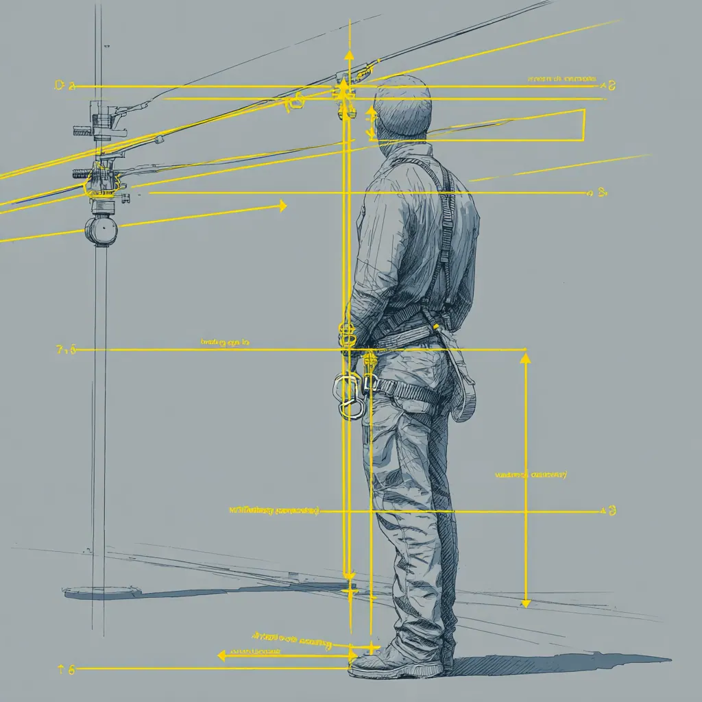 Altura da linha de vida: como fazer o cálculo correto?